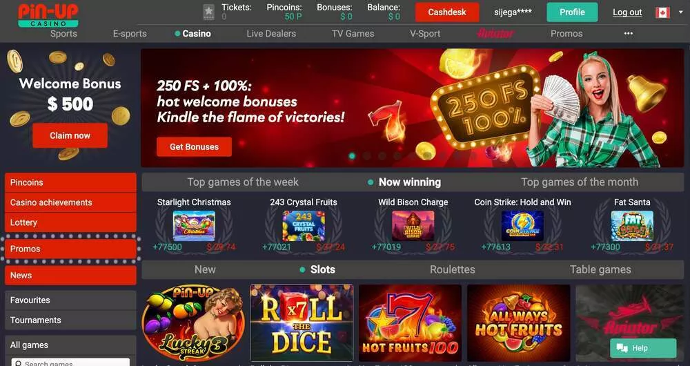 pin up casino online